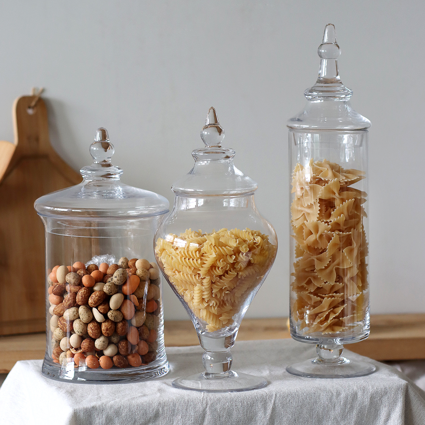 透明玻璃储物罐婚庆甜品台糖果罐
