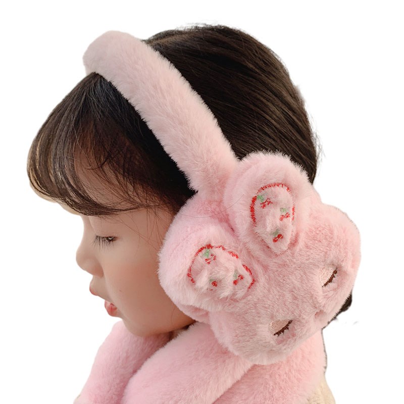 儿童保暖耳罩女童可爱毛绒冬季防寒防冻耳套兔子耳暖加厚护耳耳包