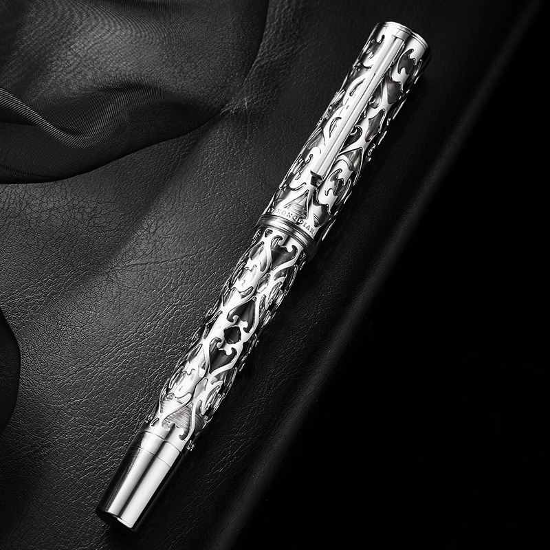 中国风弘典钢笔男士高档女生精致礼物成人办公活塞一体学生书写笔