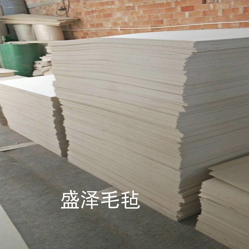 工业羊毛毡高密度耐磨耐高温防尘过滤吸油密封毛毡垫块条5-10mm厚