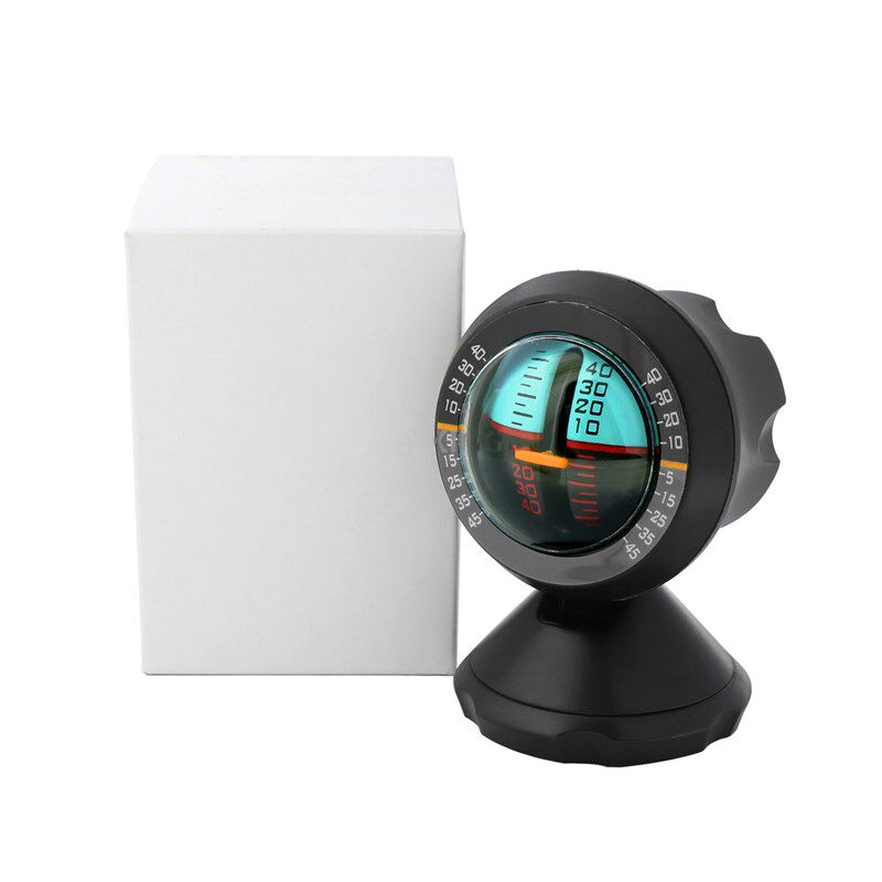 车载坡度仪自感应越野车用装饰测量仪坡度水平仪高档夜光平衡仪男