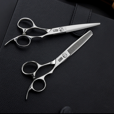 寒月专业美发剪刀牙剪理发剪刀牙剪打薄剪无痕牙剪美发剪打薄牙剪