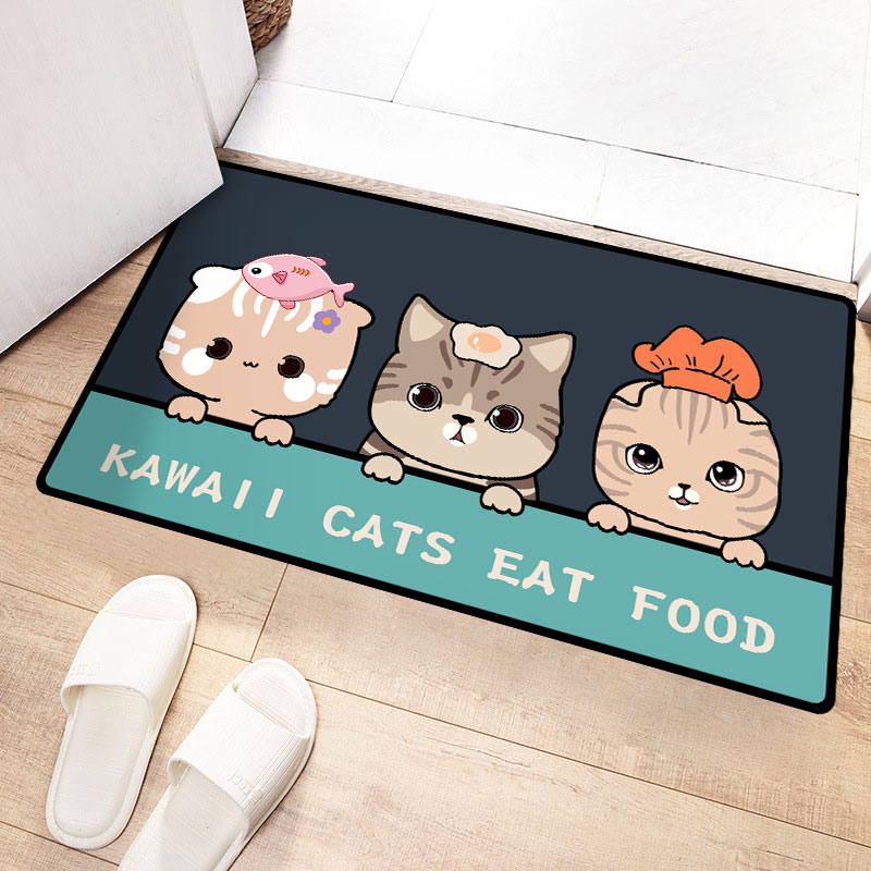 厨房防油地贴装饰防水耐磨自粘进门地砖防水贴纸卫生间防滑瓷砖贴