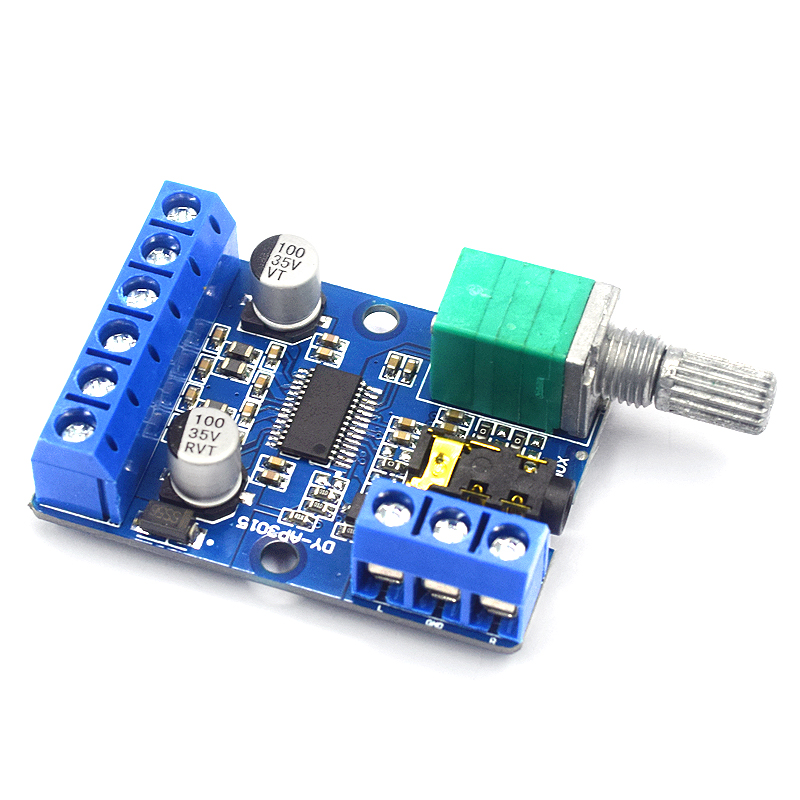 30Wx2大功率立体声数字功放板12V/24V供电DIY功放模块 AP3015