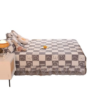 定做儿童榻榻米床盖全棉大炕罩垫夹棉床单纯棉铺盖炕单防滑绗缝垫