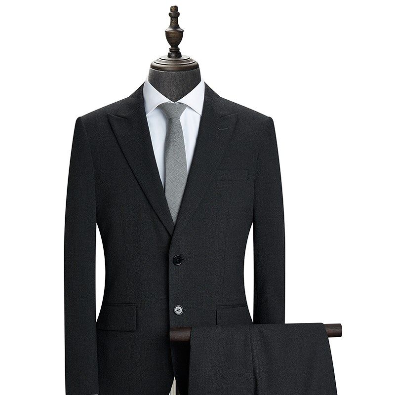 新款奥迪工作服男士西装4s店国产车销售深灰西服外套裤子正装套装