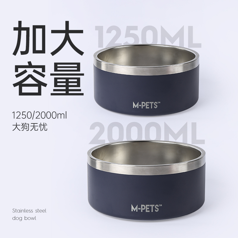 宠物不锈钢狗碗狗狗食盆防打翻狗盆喝水碗狗粮饭盆猫碗狗用品大全