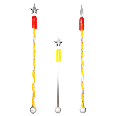 新宝指挥棒乐器鼓号队军乐队指挥铃不锈钢指挥杖2节螺纹双尺寸