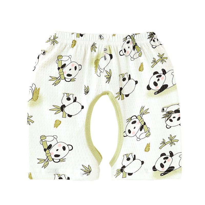 宝宝开裆裤儿童夏季薄款短裤裤衩婴儿裤子男童女童夏装睡裤叉叉裤