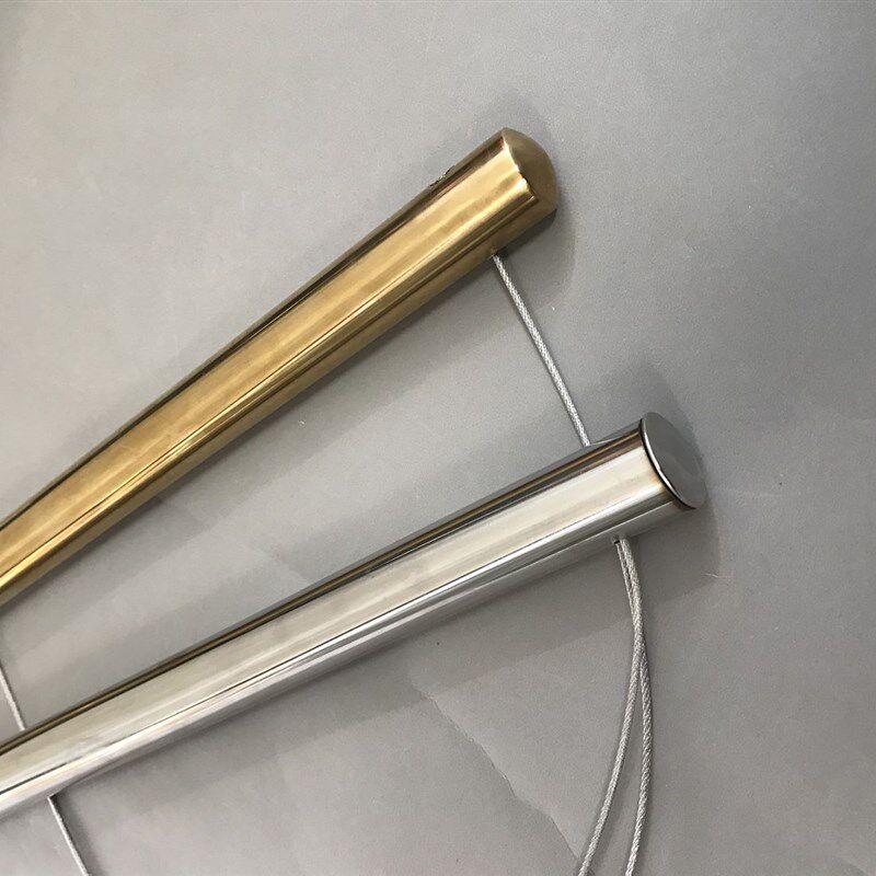 服装店吊架横杆不锈钢展示架吊顶架悬挂衣架钢丝绳吊杆橱窗展示架