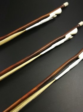 大师专用老紫竹二胡弓子 红竹二胡弓天然优质白马尾 专业二胡配件