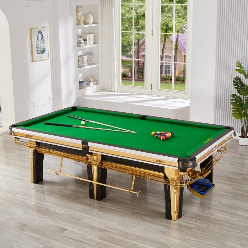 新款中八T9台球桌强利商用美式标桌球台俱乐部家用桌球台美式
