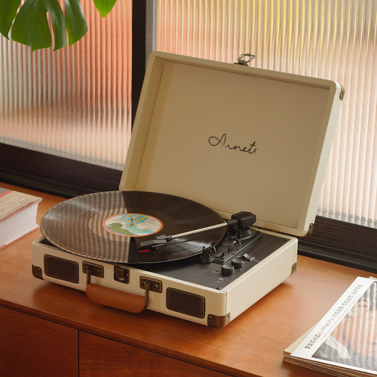 一体式黑胶蓝牙唱片机