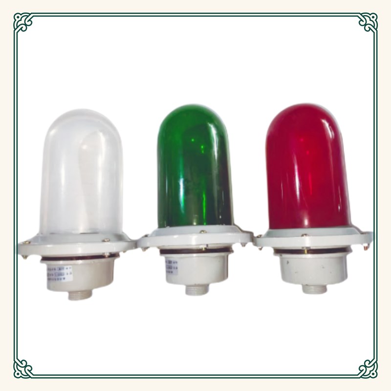 船用铝制航行信号灯CXH51防水户外桅杆桅顶E27透明红绿色灯罩