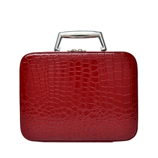 化妆包大小号手提化妆品包收纳盒硬壳便携化妆箱收纳X包大容量新