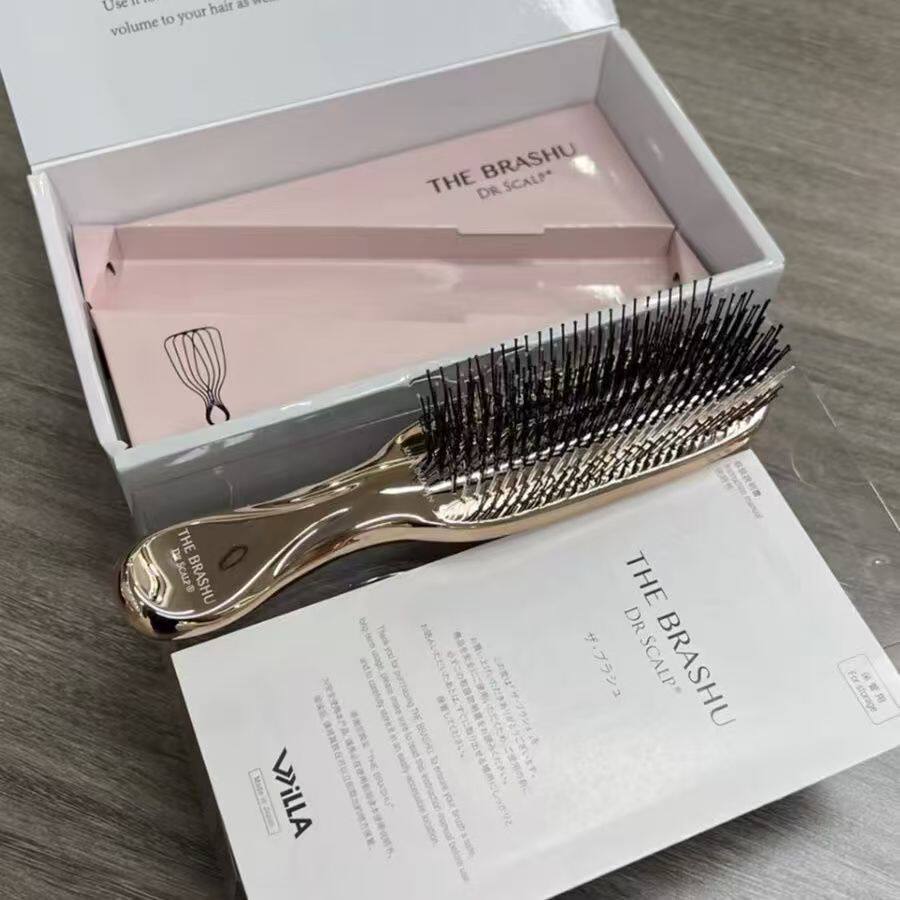 日本DR 名创头部经络按摩梳头皮清洁护理梳干湿两用顺发梳子