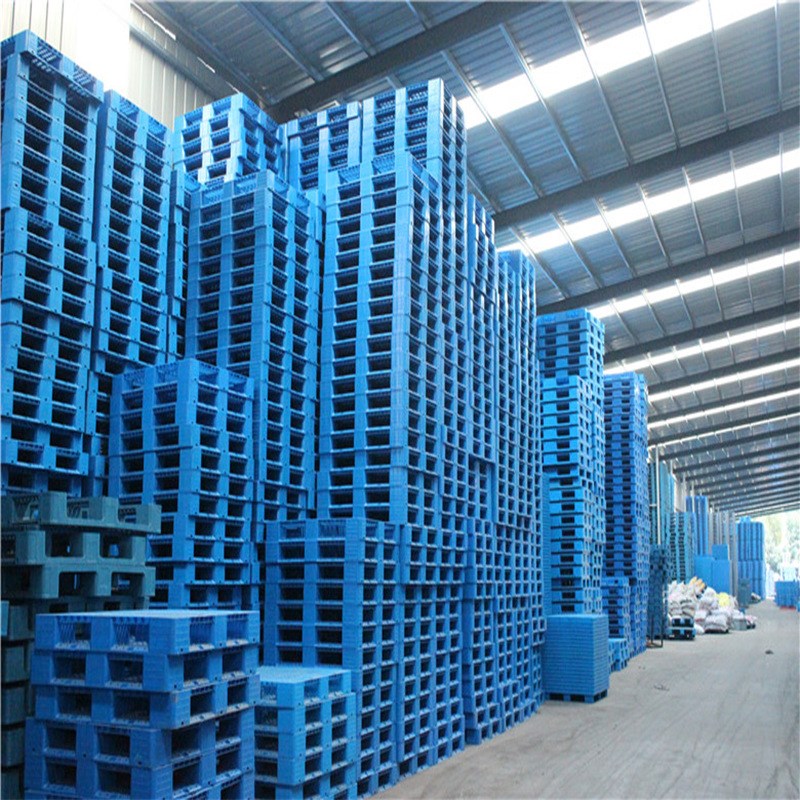 1210塑料平板九脚托盘栈板仓板叉车地台防潮垫货架仓库物流卡板