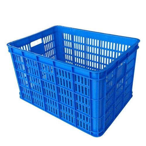 加厚特大号胶筐快递服装周转筐长方形塑料收纳熟料仓库储物镂空框