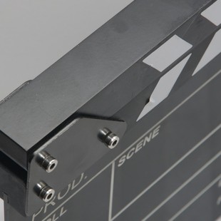 亚克力场记板摄影道具o剧组导演板全英文黑色场记板电影打板白板