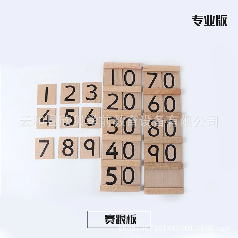 蒙氏教具 塞根板版 蒙台梭利教具 幼儿园蒙特梭利数学教具
