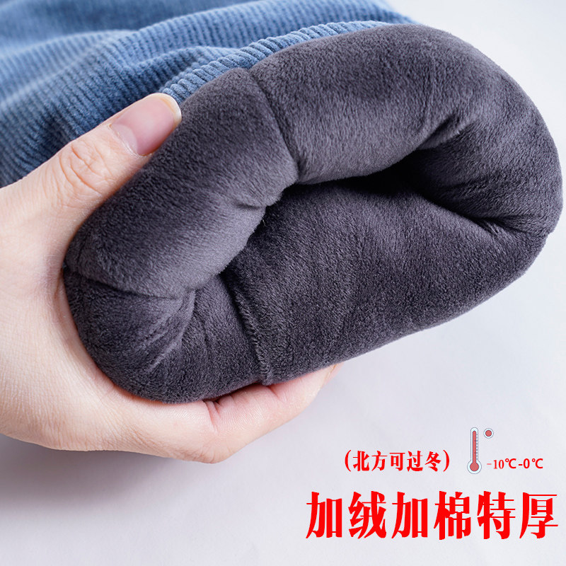 宝宝背带棉裤冬季加厚加绒一条过冬北方外穿儿童男童女婴儿背带裤