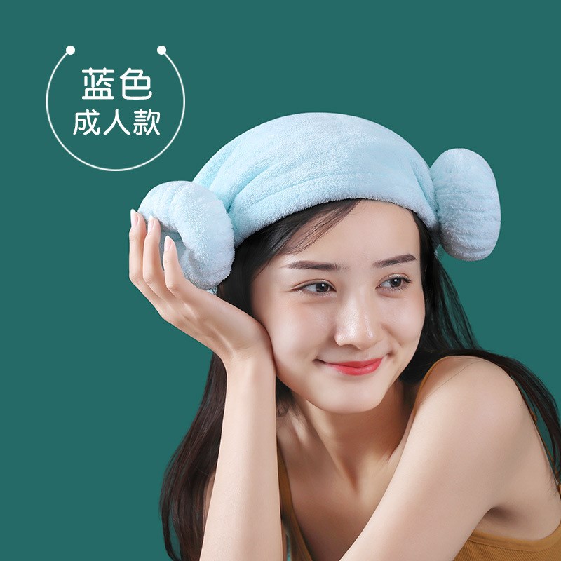 12N婴儿宝宝干发帽a类吸水不易掉毛1-3岁小童包头巾可爱洗头浴帽