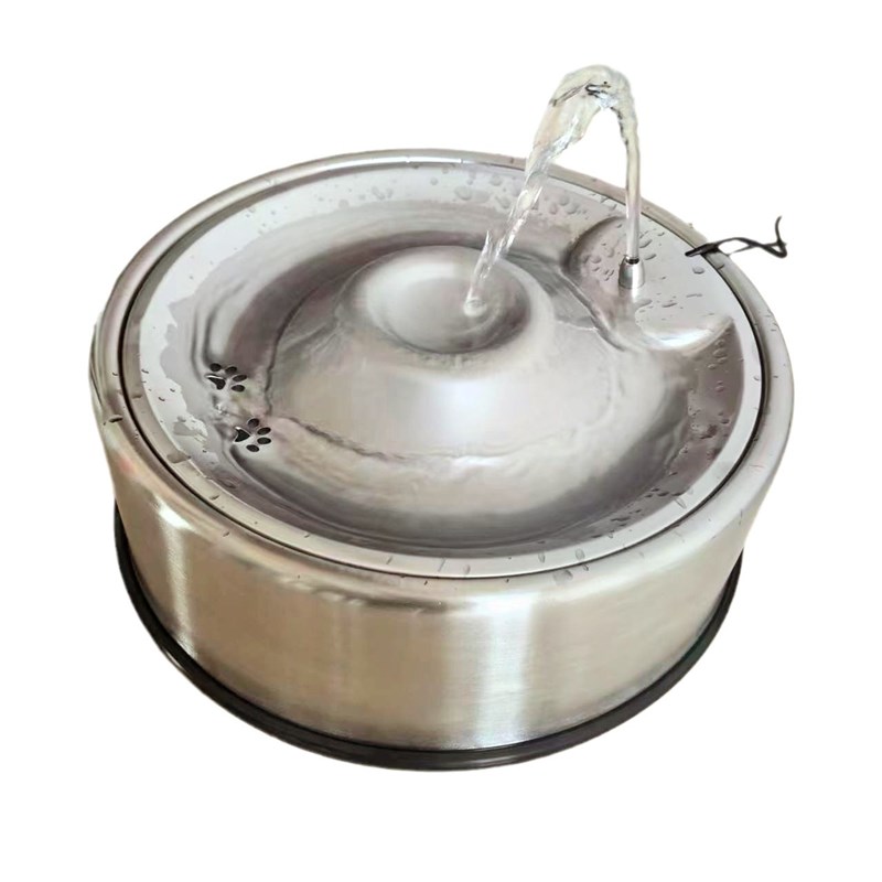 不锈钢宠物饮水机智能循环饮水器宠物自动喂水机大容量狗猫饮水器