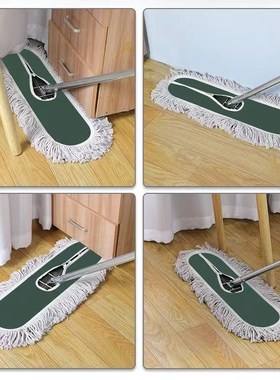 家政公司专用拖把业保洁办公室酒饭店车间2024新款家用超大号尘推