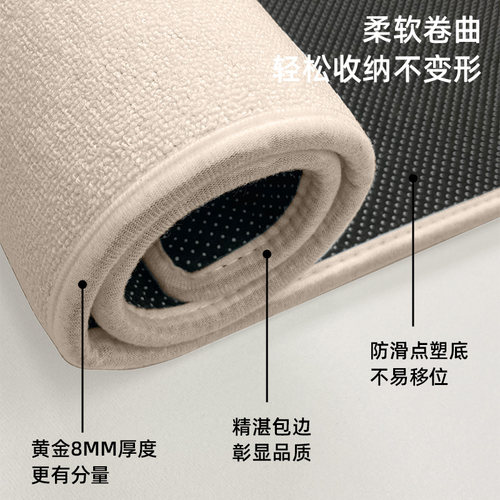 入户门地垫高级感家用防滑耐磨大门口进门垫客厅大地毯可裁剪垫子