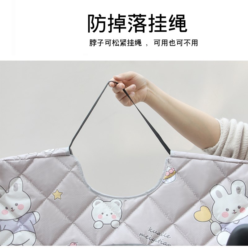 新款夏季斗篷三轮车挡风被遮阳防晒防风罩电动踏板摩托车防水护背