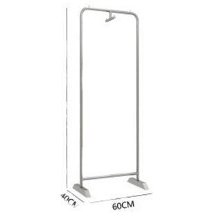 服装店正挂立式挂版货架样衣展示架不锈钢衣架落地式货架橱窗道具