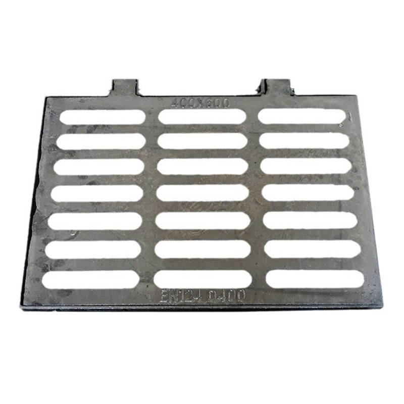 球墨铸铁沟盖板 E600雨水套篦子 现货 450*750篦子 给排水检查用