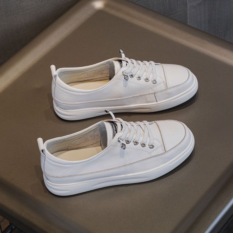 大码女鞋41到43软底不累脚一脚蹬小白鞋2024新款爆款平底银色单鞋,女鞋,时尚休闲鞋,淘宝优惠券,粉丝福利购,淘宝优惠卷