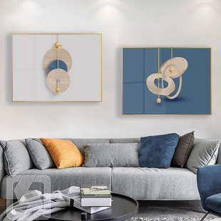 几何抽象电表箱装饰画免打孔配电箱电闸盒组合多媒体创.意个性挂