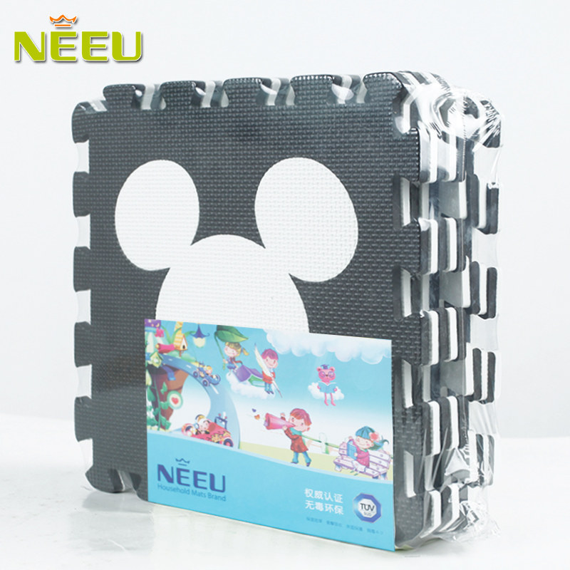 环保无味儿童卧室满铺地毯u卡通拼图厚泡沫地垫拼接婴儿爬行防摔