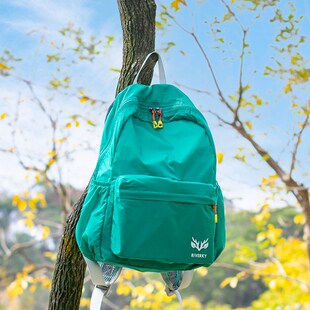 户外女士外出旅游背包超轻折叠皮肤包轻便登山旅行双肩包2024新款