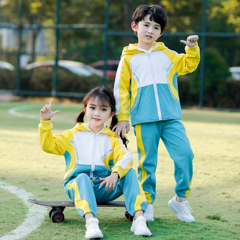 校服套装小学生运动会班服儿童校服春秋幼儿园园服老师三件套