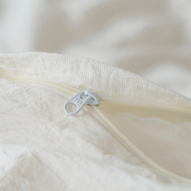 A类母婴级!拉链款/原棉无漂染天然白色全棉四件套民宿亲肤软,床上用品,床品套件/四件套/多件套,淘宝优惠券,粉丝福利购,淘宝优惠卷