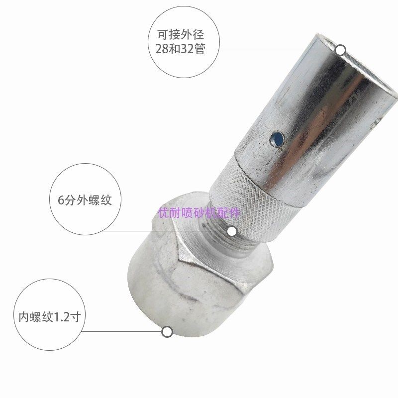 内丝1.2寸转6分外丝接头喷砂机喷沙罐配件砂管变径接头转向接头,五金/工具,喷砂机/喷砂枪,淘宝优惠券,粉丝福利购,淘宝优惠卷