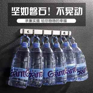 免打孔厨房挂钩壁挂厨卫挂件衣钩粘钩锅铲钩不锈钢挂架排钩置物架