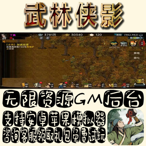 武林侠影gm手游不限量BT资源福利礼包码满级VIP道具内购成品号