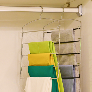 桢美多层防滑裤 子衣架 架魔术多功能收纳整理裤 挂省空间家用挂裤