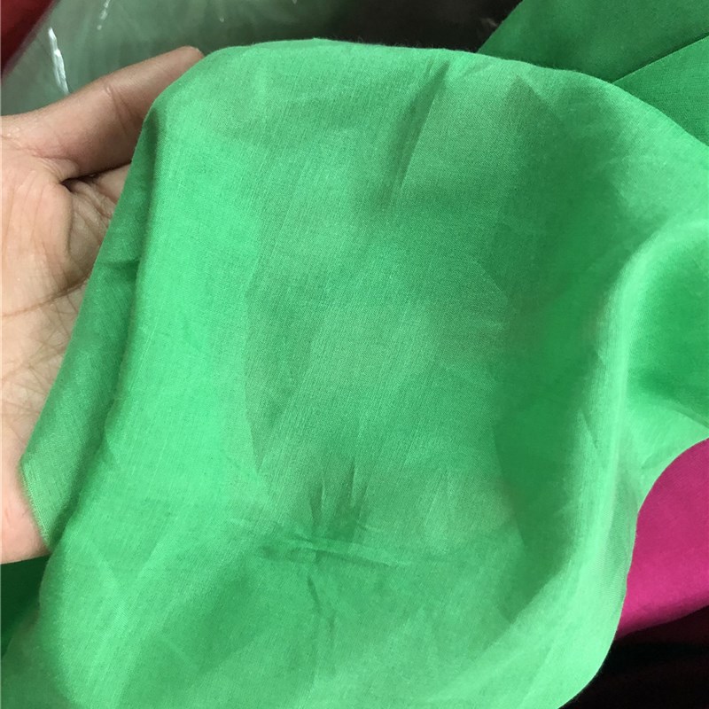 真丝棉布料春夏季衬衫裙子里衬纯色百搭薄款透气舒适柔软服装面料