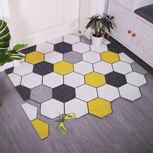 地垫门垫北欧进门门口地毯丝圈脚垫家用入户门垫子防滑PVC脚踏垫