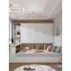 衣柜床一体小户型现代简约儿童床整体定制多功能书桌一体榻榻米床