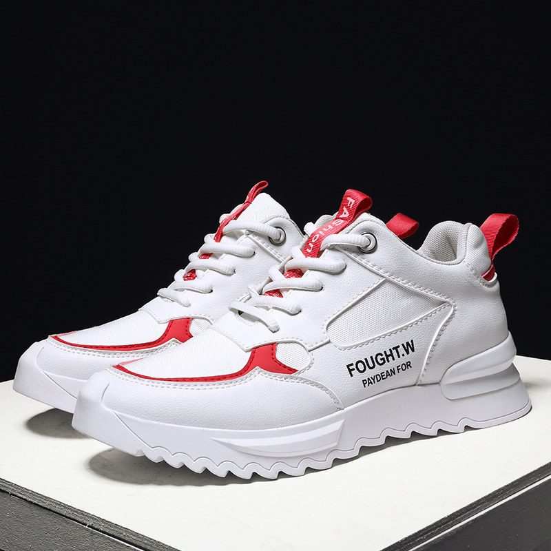 隐形增高男鞋8cm10cm6小码休闲运动鞋厚底冬季潮流内增高小白鞋男