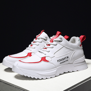 隐形增高男鞋8cm10cm6小码休闲运动鞋厚底冬季潮流内增高小白鞋男