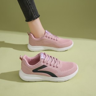 踩屎感软底不累脚黑色运动鞋女款秋季大码41一43妈妈鞋工作防滑鞋