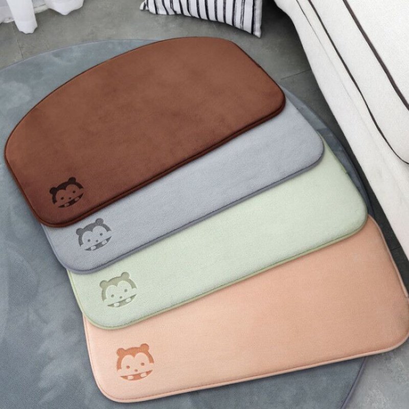 卫生间地垫浴室门口吸水脚垫厕所防滑地毯门垫进门垫子洗手间半圆