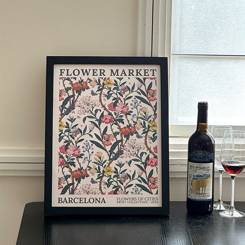 简约现代客厅装饰画植物花卉餐厅挂画桌面摆件电视机背景墙装饰品